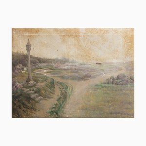Europäische Schule Künstler, Landschaft, Öl auf Leinwand