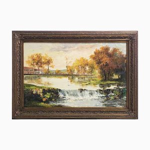 Europäische Schule Künstler, Landschaft, Öl auf Leinwand
