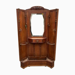 Portemanteau avec Miroir Art Nouveaux