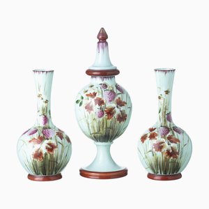 Pot avec Couvercle et Bocaux, Set de 3