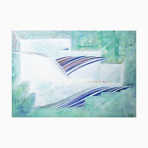 Jorge Curval, Composition, Oil on Canvas