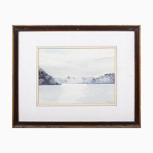Edgar Silva, View of Porto, Watercolour on Paper