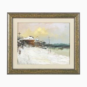 European School Artist, Landscape, Oil on Canvas, Framed