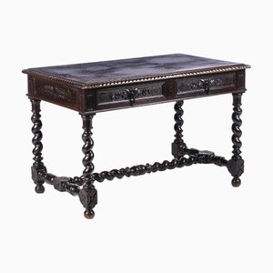 Coffee Table in Carved Oak