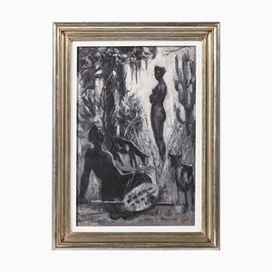 Frederico Aires, Figuren, Öl auf Leinwand