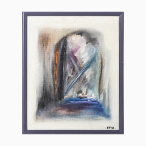 Francisco Gaia, Abstract Composition, Oil on Platex