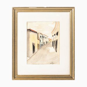 Alves, Landschaft, 20. Jh., Aquarell