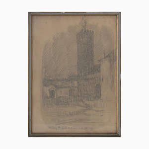Antonio Carneiro, Ponte De Lima Matrix, Kohle auf Papier