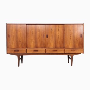 Large Rosewood Highboard from Westergaards, 1960s