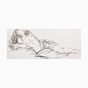 Joana Marques, Weiblicher Akt, Öl auf Leinwand