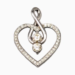 Diamond and Platinum Pendant from Glamira