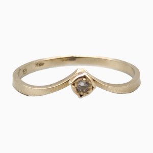 Ring aus 18 Karat Gold mit Stein