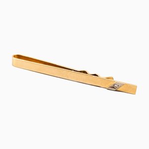 18 Karat Gold Tie Pin with Diamond