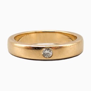 Diamantring in Gold