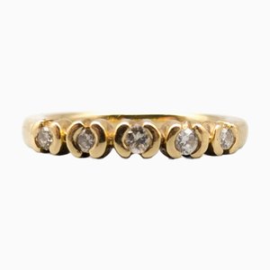 Diamantring in Gold