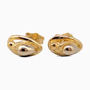 Gold Earrings, Set of 2