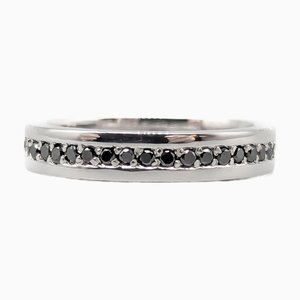Alliance Ring aus Weißgold mit schwarzen Diamanten