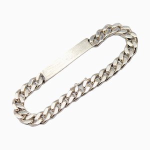 Silver Bracelet with Engraving Plate