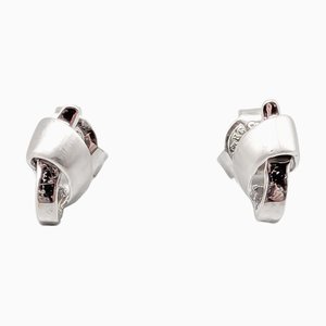 Earrings in White Gold, Set of 2