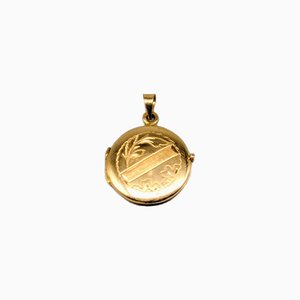 Colgante en Medallón de Oro