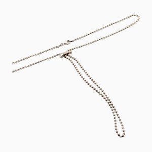 Cadena de bolas en plata