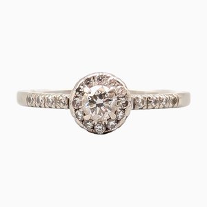 Diamond Ring in 18 Karat White Gold