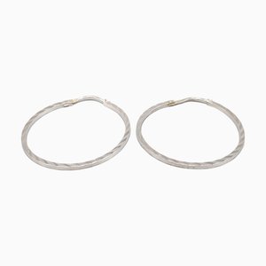Earrings in White Gold, Set of 2
