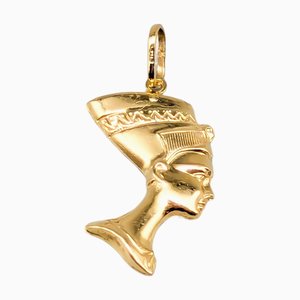 Colgante Nefertiti de oro de 18 kt