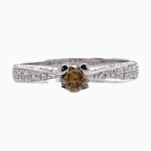 Diamant-Solitär-Goldring