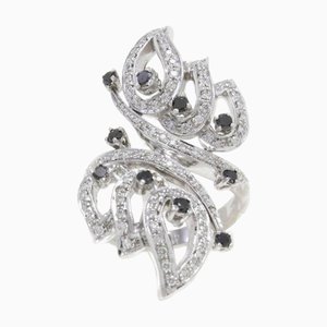 Bague en Or 18 Carat avec Diamants