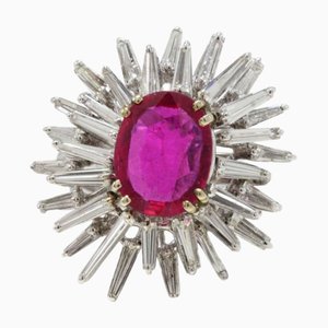 Handgefertigter Modering mit Diamanten