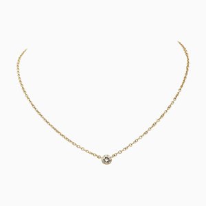 Light Point Halskette aus 18 Karat Gelbgold mit Diamanten