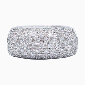 Diamonds and 18 Karat White Gold Ring