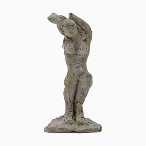 Sirio Pellegrini, Frau, Terrakotta Skulptur, 1960er