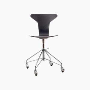 Mid-Century Modern Scandinavian Desk Chair Model Munkegaard from Fritz Hansen, 1950s