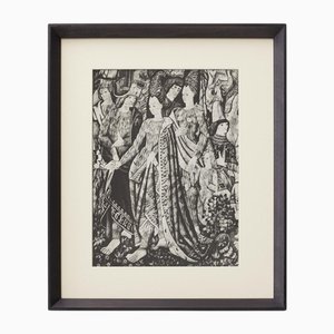 Jean-Denis Malclès Sauvage, Artwork from Verve Magazine, 1937, Photogravure, Framed