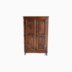 Antiker Brotschrank aus Kastanienholz