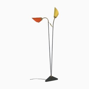 Mid-Century 2-Shade Floor Lamp, Italy, 1953