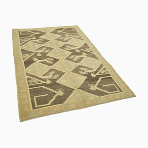 Vintage Hand-Knotted Wool Rug