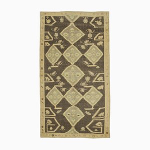 Tapis Vintage en Laine Tissé à la Main