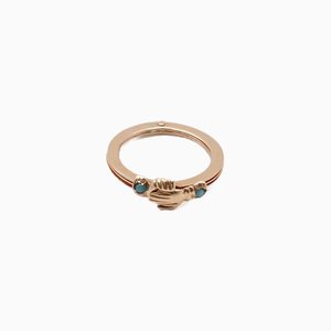 Fede Ring with Turquoise