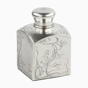 Russian Silver Tea Caddy, Moscow, 1896-1908