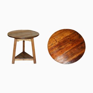 Pine Cricket Table, 19th Century