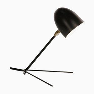 Lámpara de mesa Cocotte en negro de Serge Mouille