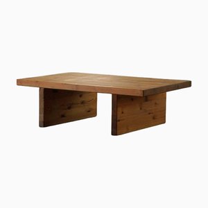 Mid-Century Swedish Sofa Table in Pine, attributed to Sven Larsson, 1960s