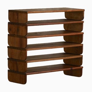 Late 19th Century Modern Swedish Multifunctional Shelves in Pine, 1877, Set of 6