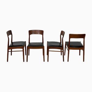 Vintage Esszimmerstühle aus Teak von Henning Kjarnulf, 4 . Set