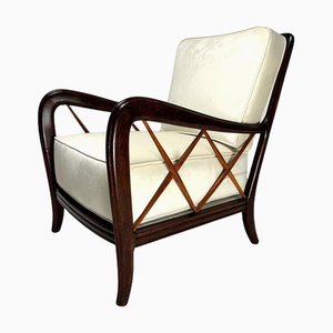 Mid-Century Armchair in the style of Paolo Buffa, Italy, 1950s