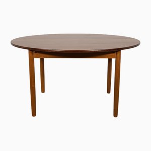 Mid-Century Round Teak Extendable Dining Table, United Knigdom, 1960s