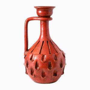 Italian Strawberry Decor Vase from Fratelli Fanciullacci, 1950s